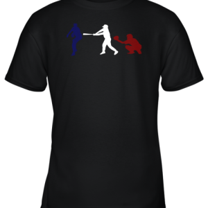Baseball USA Flag American Tradition Spirit Youth T-Shirt –