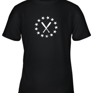 Baseball with Bats Shirt Baseballin Player Gear Gifts Youth T-Shirt –