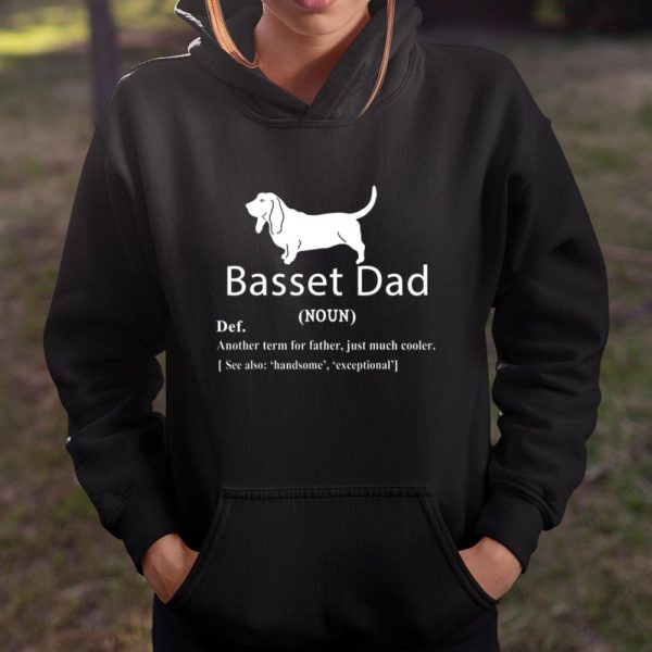 Basset Hound Dad Definition Funny T Shirt Gift For Father T Shirt  Itees Global