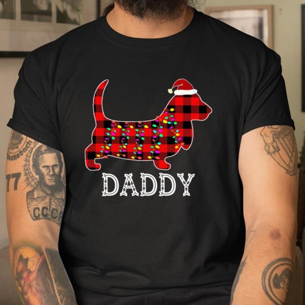 Basset Hound Daddy Family Matching Christmas Pajama Gift T Shirt  Itees Global