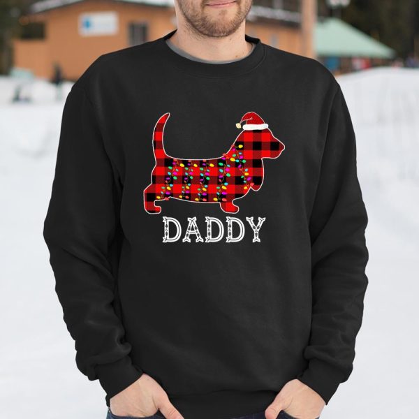 Basset Hound Daddy Family Matching Christmas Pajama Gift T Shirt  Itees Global