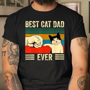 Best Cat Dad Ever T Shirt Itees Global 1