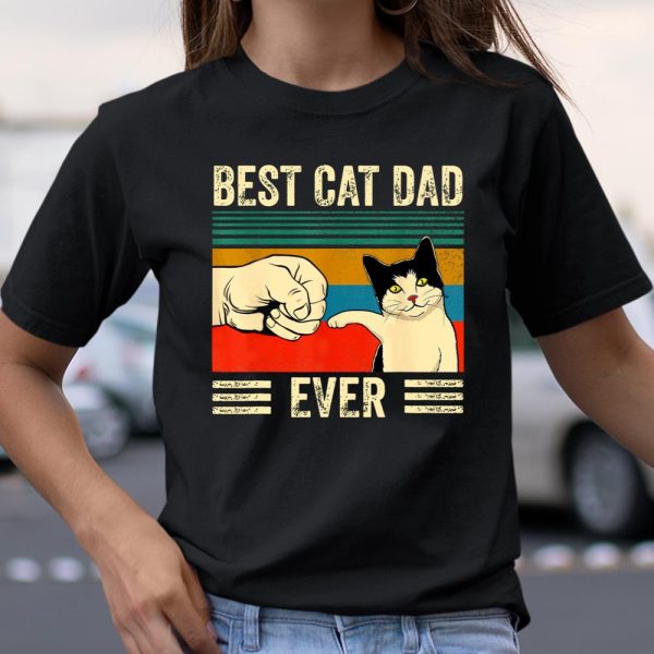 Best Cat Dad Ever T Shirt  Itees Global