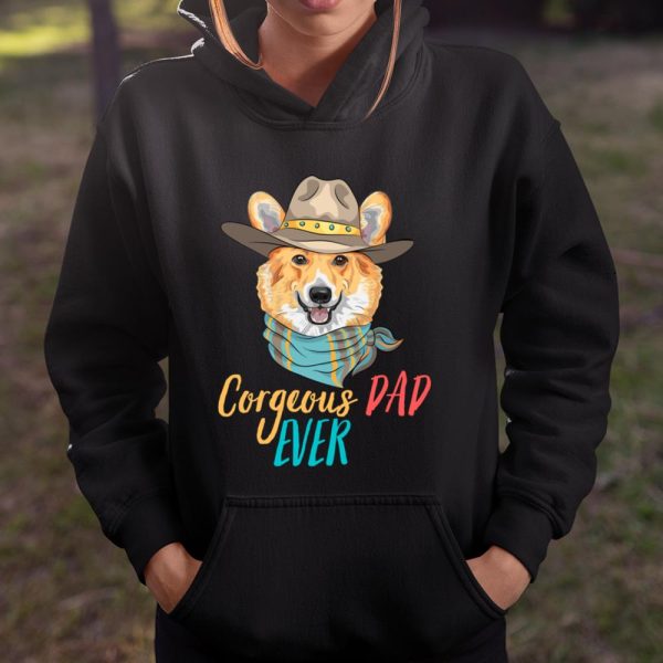 Best Corgi Dad Ever Daddy Gifts Corgeous Dad Ever Dogs Lover Long Sleeve T Shirt.W0SKTOU5C6 T Shirt  Itees Global