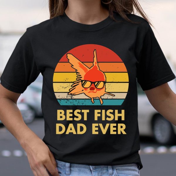 Best Fish Dad Ever 4th Of July T Shirt  Itees Global