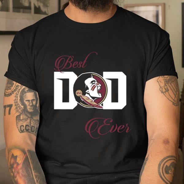 Best Florida Seminoles Dad Ever Football Shirt T Shirt  Itees Global