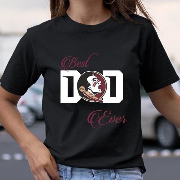 Best Florida Seminoles Dad Ever Football Shirt T Shirt  Itees Global