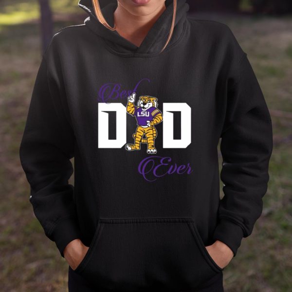 Best LSU Tigers Dad Ever Football Shirt T Shirt  Itees Global