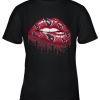 Biting Glossy Lips Sexy Houston Texans NFL Football Youth T-Shirt –