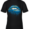 Biting Glossy Lips Sexy Los Angeles Chargers NFL Football Youth T-Shirt –