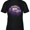 Biting Glossy Lips Sexy Minnesota Vikings NFL Football Youth T-Shirt –