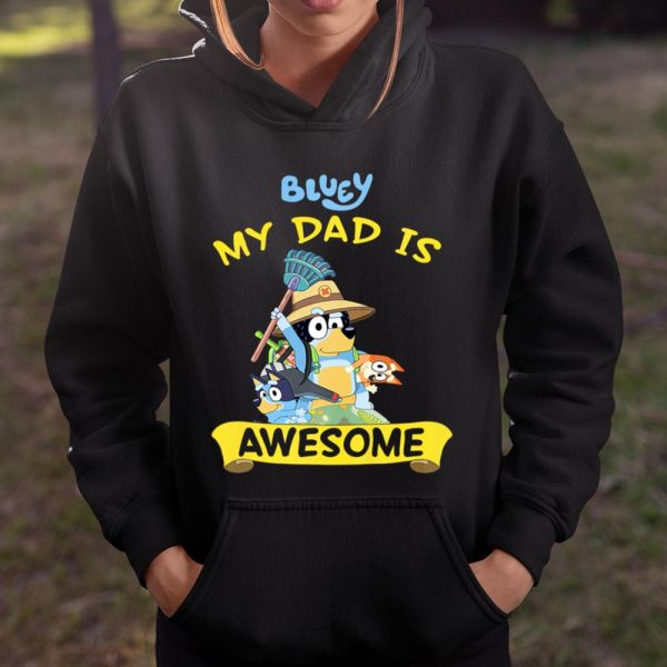 Blueys Dad My Dad Is Awesome Dad Father’s Day T Shirt  Itees Global