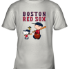 Boston Red Sox Let’s Play Baseball Together Snoopy MLB Youth T-Shirt –
