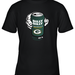 Bud Light Dilly Dilly! Green Bay Packers Birds Of A Cooler Youth T-Shirt –