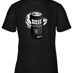 Bud Light Dilly Dilly! Oakland Raiders Birds Of A Cooler Youth T-Shirt –