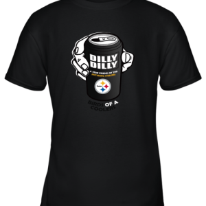 Bud Light Dilly Dilly! Pittburg Steelers Birds Of A Cooler Youth T-Shirt –