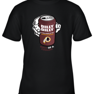 Bud Light Dilly Dilly! Washington Redskins Birds Of A Cooler Youth T-Shirt –