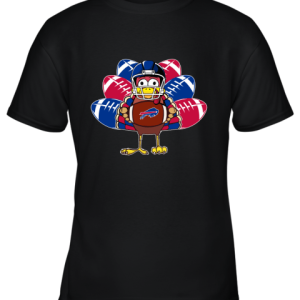 Buffalo Bills Turkey Football Thanksgiving Youth T-Shirt –