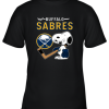 Buffalo Sabres Ice Hockey Broken Teeth Snoopy NHL Youth T-Shirt –