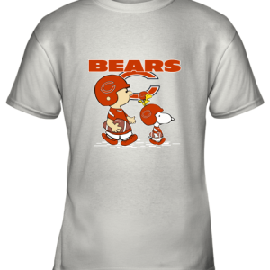 Chicago Bears Let’s Play Football Together Snoopy NFL Youth T-Shirt –