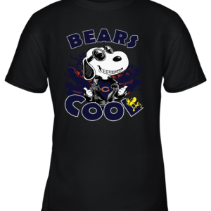 Chicago Bears Snoopy Joe Cool We’re Awesome Youth T-Shirt –