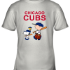 Chicago Cubs Let’s Play Baseball Together Snoopy MLB Youth T-Shirt –