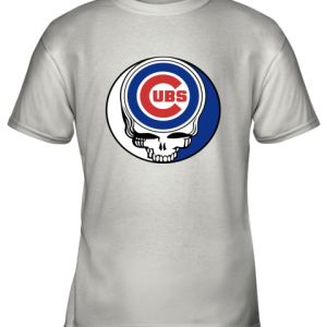 Chicago Cubs The Grateful Dead Baseball Mlb Mashup Youth T-Shirt –