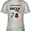 Chicago White Sox Let’s Play Baseball Together Snoopy MLB Youth T-Shirt –