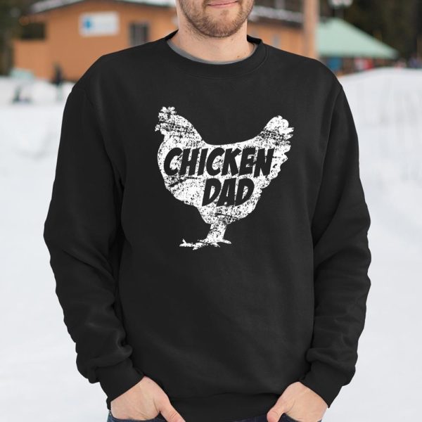 Chicken Dad T Shirt Funny Farm Farmer Tee Father Gift T Shirt  Itees Global