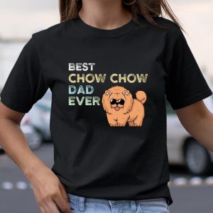 Chow Chow Dad World s Best Chow Chow Dog Dad Retro Vintage Long Sleeve T ShirtQQSPTOUNC4 T Shirt Itees Global 2