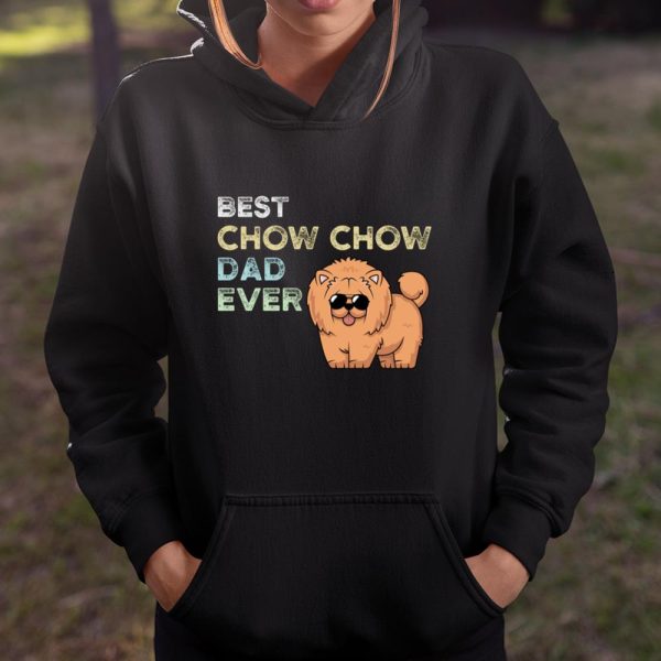 Chow Chow Dad World s Best Chow Chow Dog Dad Retro Vintage Long Sleeve T Shirt.QQSPTOUNC4 T Shirt  Itees Global