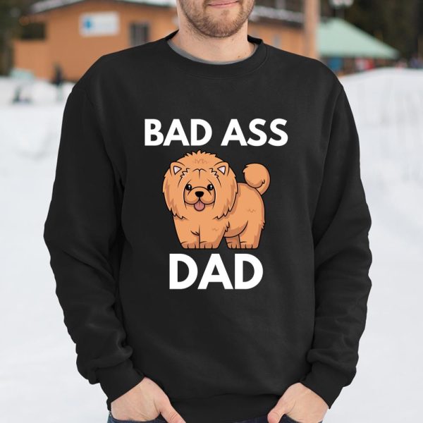 Chow Chow Dog Dad Badass Chow Chow Dad Long Sleeve T Shirt.OESOTJUJCY T Shirt  Itees Global