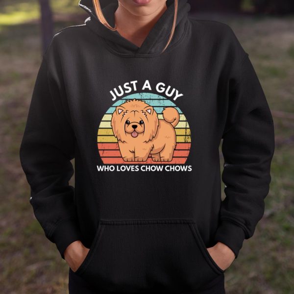 Chow Chow Dog Dad Just A Guy Who Loves Chow Chows Long Sleeve T Shirt.QQSRT2UECP T Shirt  Itees Global