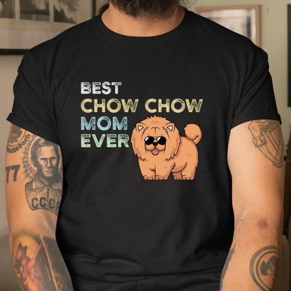 Chow Chow Mom World s Best Chow Chow Mom Dad Retro Vintage Long Sleeve T Shirt.QQSET9U8CW T Shirt  Itees Global