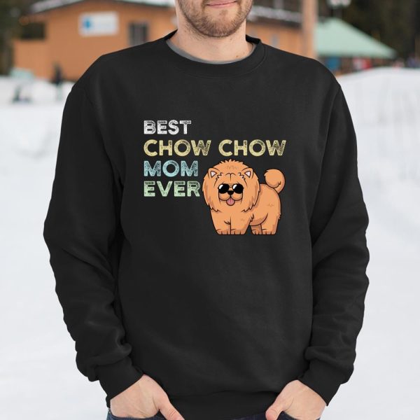 Chow Chow Mom World s Best Chow Chow Mom Dad Retro Vintage Long Sleeve T Shirt.QQSET9U8CW T Shirt  Itees Global