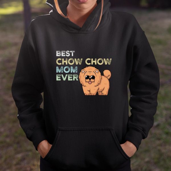 Chow Chow Mom World s Best Chow Chow Mom Dad Retro Vintage Long Sleeve T Shirt.QQSET9U8CW T Shirt  Itees Global