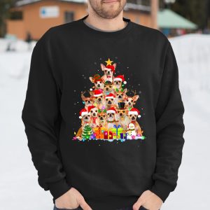 Christmas Pajama Chihuahua Tree Xmas Gifts Dog Dad Mom T Shirt Itees Global 3