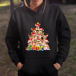Christmas Pajama Chihuahua Tree Xmas Gifts Dog Dad Mom T Shirt Itees Global 4