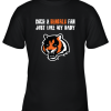 Cincinnati Bengals Born A Bengals Fan Just Like My Daddy Youth T-Shirt –