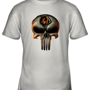 Cincinnati Bengals The Punisher Mashup Football Youth T-Shirt –