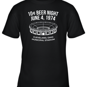 Cleveland Baseball Shirt Retro 10 Cent Beer Night Youth T-Shirt –