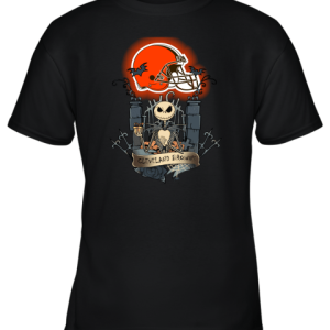 Cleveland Browns Jack Skellington This Is Halloween NFL Youth T-Shirt –