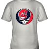 Cleveland Indians The Grateful Dead Baseball MLB Mashup Youth T-Shirt –