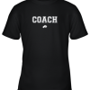 Coach Whistle Shirt Coaching Instructor Trainer Jersey Youth T-Shirt –