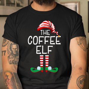 Coffee Elf Family Matching Group Christmas Gift Mom Dad T Shirt Itees Global 1