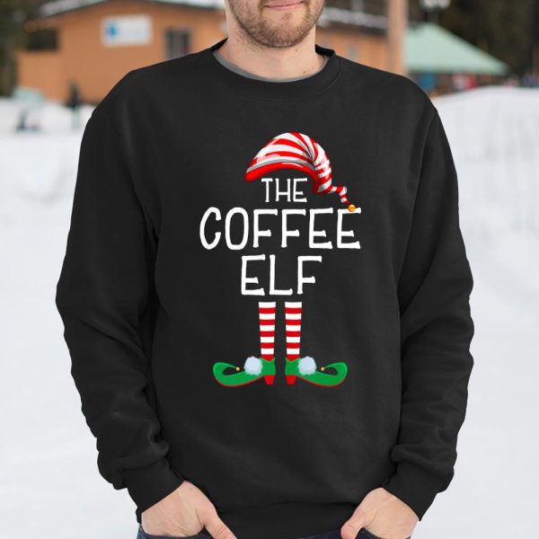 Coffee Elf Family Matching Group Christmas Gift Mom Dad T Shirt  Itees Global