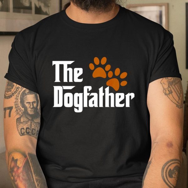 Cool Dog Dad Dog Father Shirt The DogFather T Shirt  Itees Global