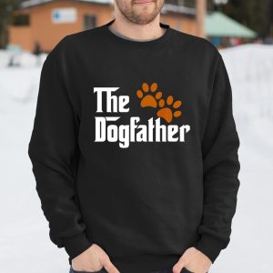 Cool Dog Dad Dog Father Shirt The DogFather T Shirt Itees Global 3
