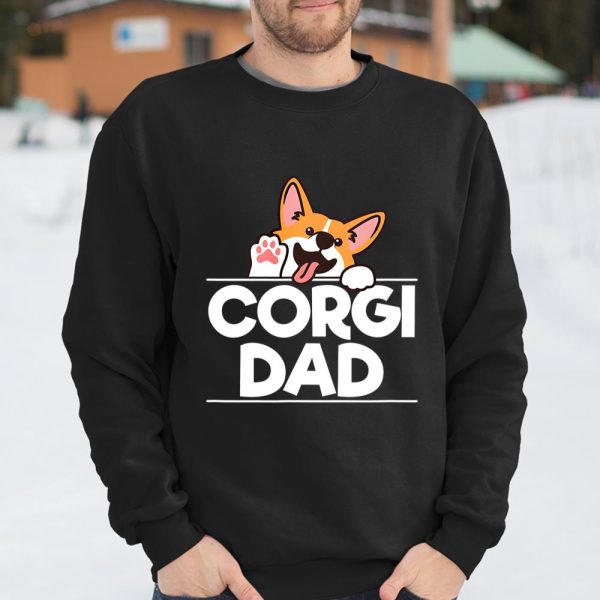 Corgi Dad Proud Dog Dad Of Fur Babies Cute Dog Lover T Shirt.E3S2T4UJC0 T Shirt  Itees Global