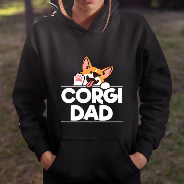 Corgi Dad Proud Dog Dad Of Fur Babies Cute Dog Lover T Shirt.E3S2T4UJC0 T Shirt  Itees Global